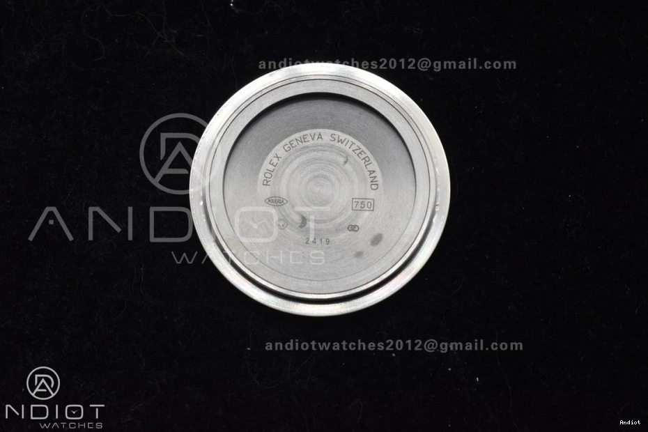 A2836 Weight Black 40 Crystal President DayDate On Gain Dial GMF Bracelet SS 1128